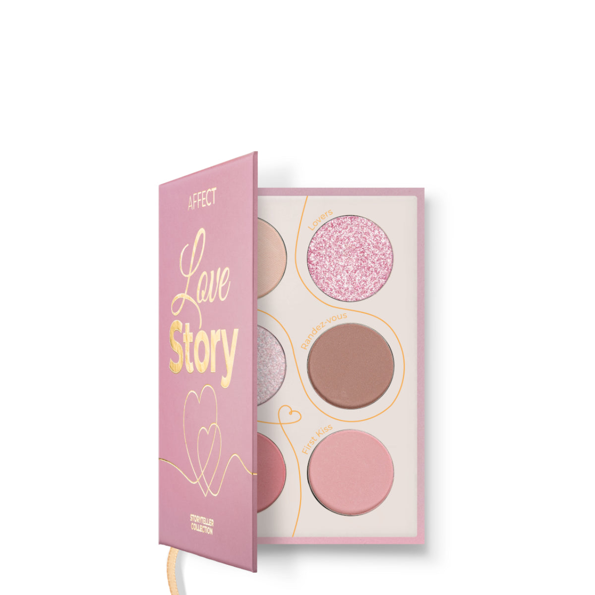 Affect Love Story Mini Eyeshadow Palette Six Eyeshadows Palette