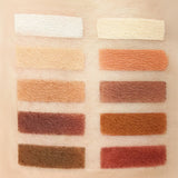 Affect Naturally Matt Eyeshadows Palette Colours Shades
