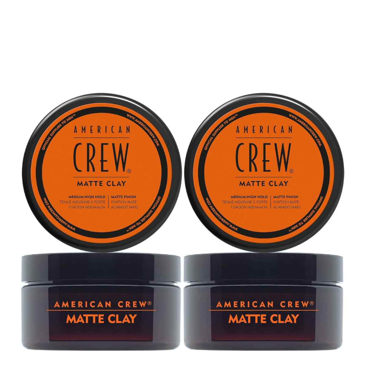 American Crew Matte Clay Duo Bundle 2x85g