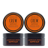 American Crew Matte Clay Duo Bundle 2x85g