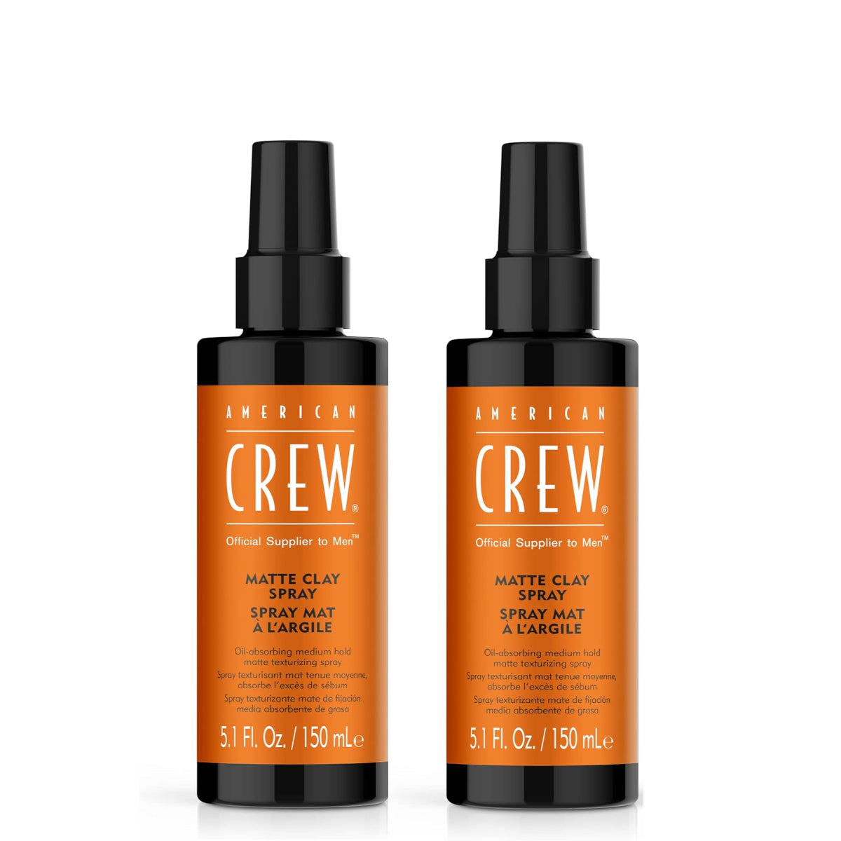 American Crew Matte Clay Spray Duo Bundle