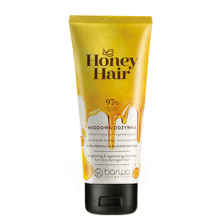 Barwa Honey Hair Strenghtening & Regenerating Honey Conditioner Tube