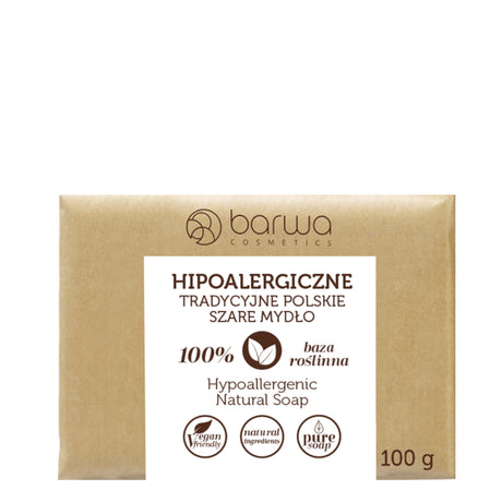 Barwa Hypoallergenic Traditional Gray Polish Soap Bar 100g
