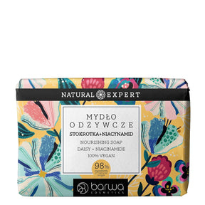 Barwa Natural Expert Nourishing Soap Bar Daisy & Niacinamide - Roxie Cosmetics
