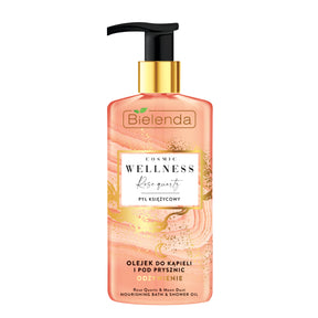 Bielenda Cosmic Wellness Rose Quartz & Moon Dust Bath & Shower Oil - Roxie Cosmetics