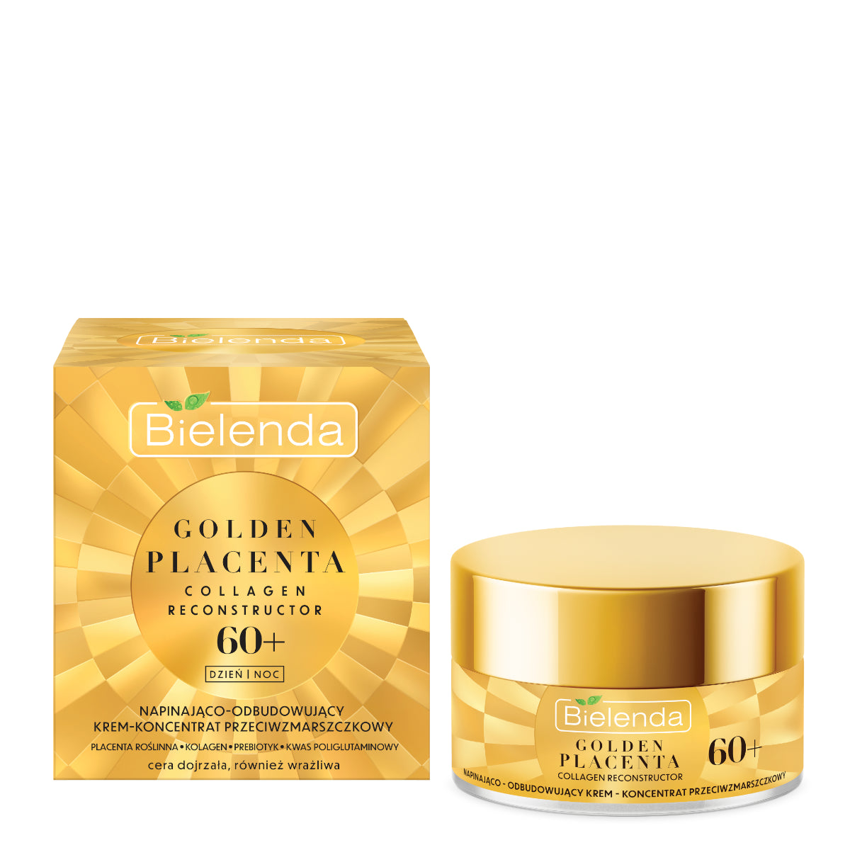 Bielenda Golden Placenta Firming & Rebuilding Cream 60+ - Roxie Cosmetics