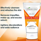 Bielenda Neuro Glycol & Vitamin C Exfoliating Face Cleanser Features - Roxie Cosmetics