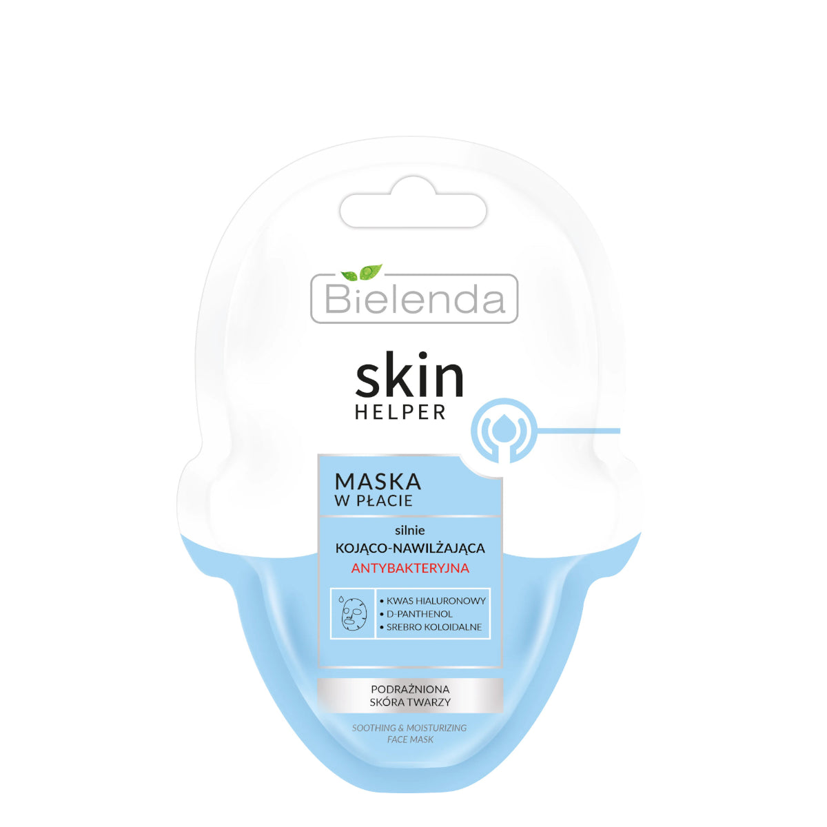 Bielenda Skin Helper Soothing & Moisturising Sheet Face Mask - Roxie Cosmetics
