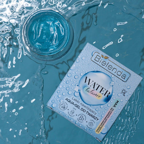 Bielenda Water Balance Light Moisturizing Face Aqua-Gel opened - Roxie Cosmetics