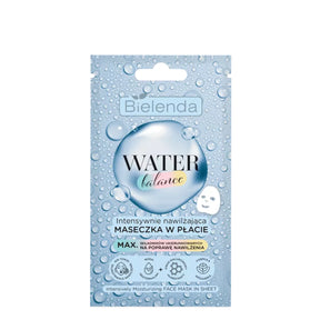 Bielenda Water Balance Intensely Moisturizing Face Sheet Mask