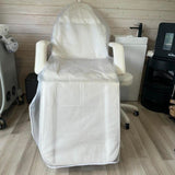 PVC Reusable Beauty Chair / Bed Cover with Tie Tapes