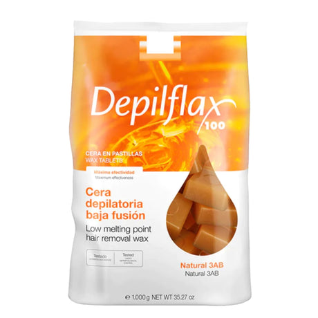 Depilflax Hard Wax Stripless for Depilation 1 Kg Natural