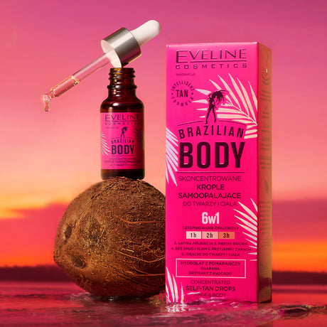 Eveline Brazilian Body Concentrated Self-Tan Drops Face & Body