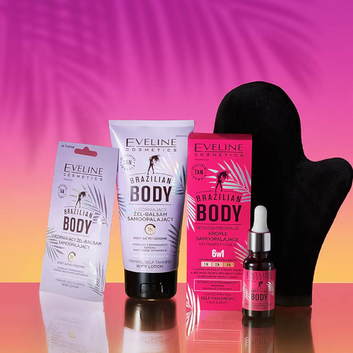 Eveline Brazilian Body Concentrated Self-Tan Drops Face & Body Series
