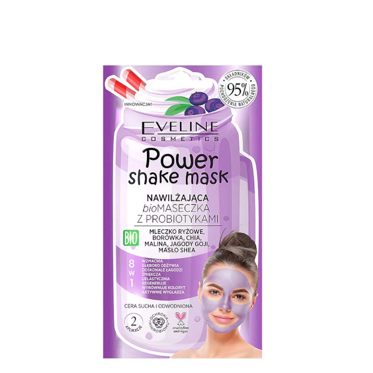 Eveline Power Shake Moisturizing Bio Mask