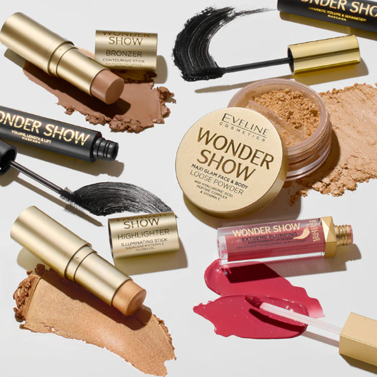 Eveline Wonder Show Maxi Glam Loose Powder Collection