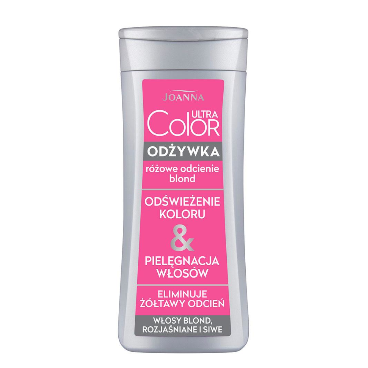 Joanna Ultra Color Pink Conditioner Eliminate Yellow Shade 200ml