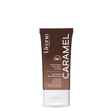 Lirene Perfect Tan Self-Taning Face Cream Serum Caramel 50ml