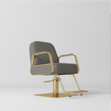 Manufakturo Amélie Designer Hair Salon Chair Deep Ash - Gold Base