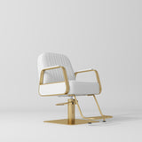 Manufakturo Amélie Designer Hair Salon Chair White - Gold Base