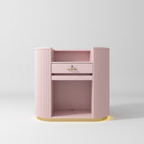 Manufakturo Averne Reception Desk - Sleek & Modern Design with LED Bare Blush
