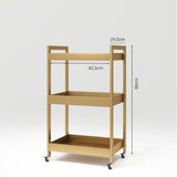 Manufakturo Beauty Trolley Assistant on Wheels Gold dimensions