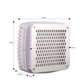 Manufakturo Manicure Table Glam Station with Build-in Dust Absorber Bare Blush