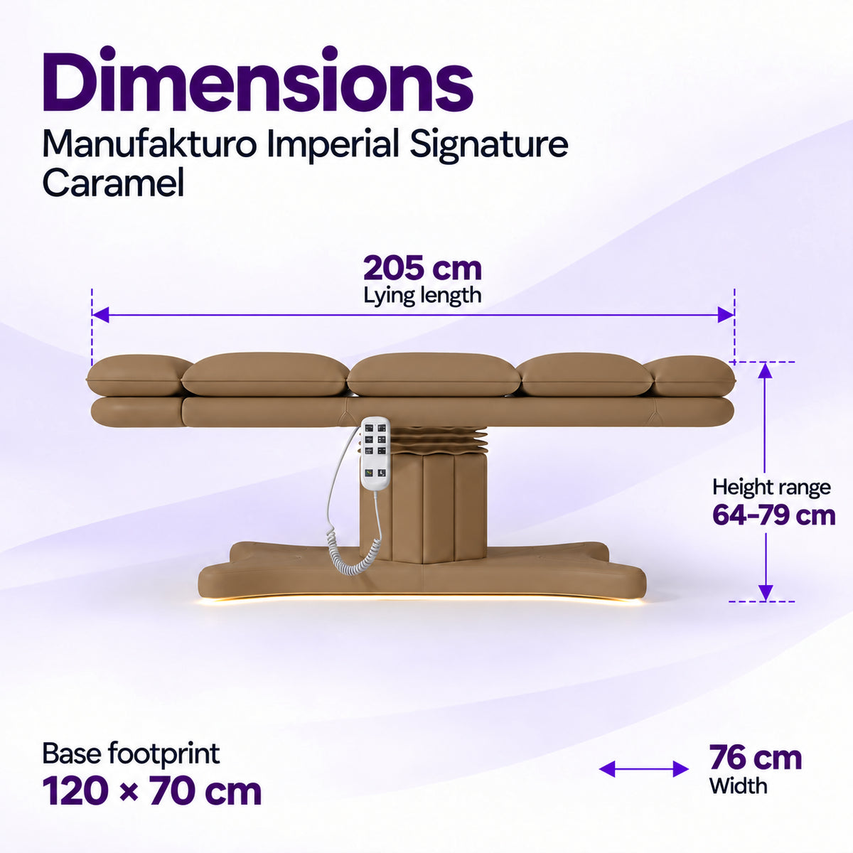 Manufakturo Imperial Signature Caramel – dimensions