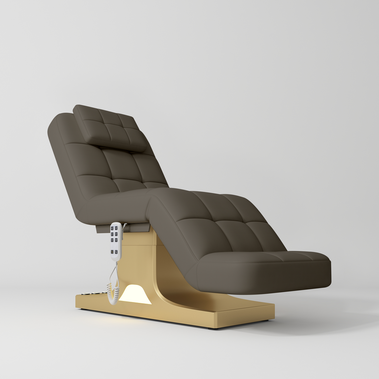 Manufakturo Saphir version A Luxury Electric Lash Beauty Bed - Hand & Foot Controls Cocoa Mocha