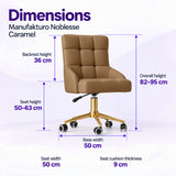 Manufakturo Noblesse Caramel – dimensions