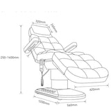 Manufakturo Orielle ver.A Luxury Electric Beauty Bed - Hand & Foot Controls Dark Green