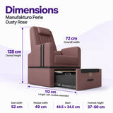 Manufakturo Perle Dusty Rose – dimensions