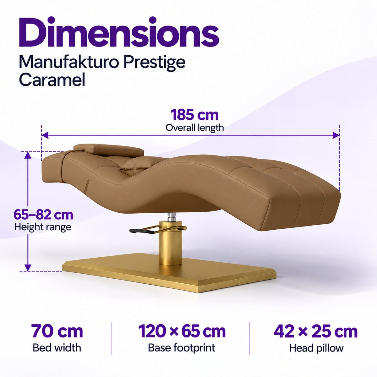 Manufakturo Prestige Caramel – dimensions