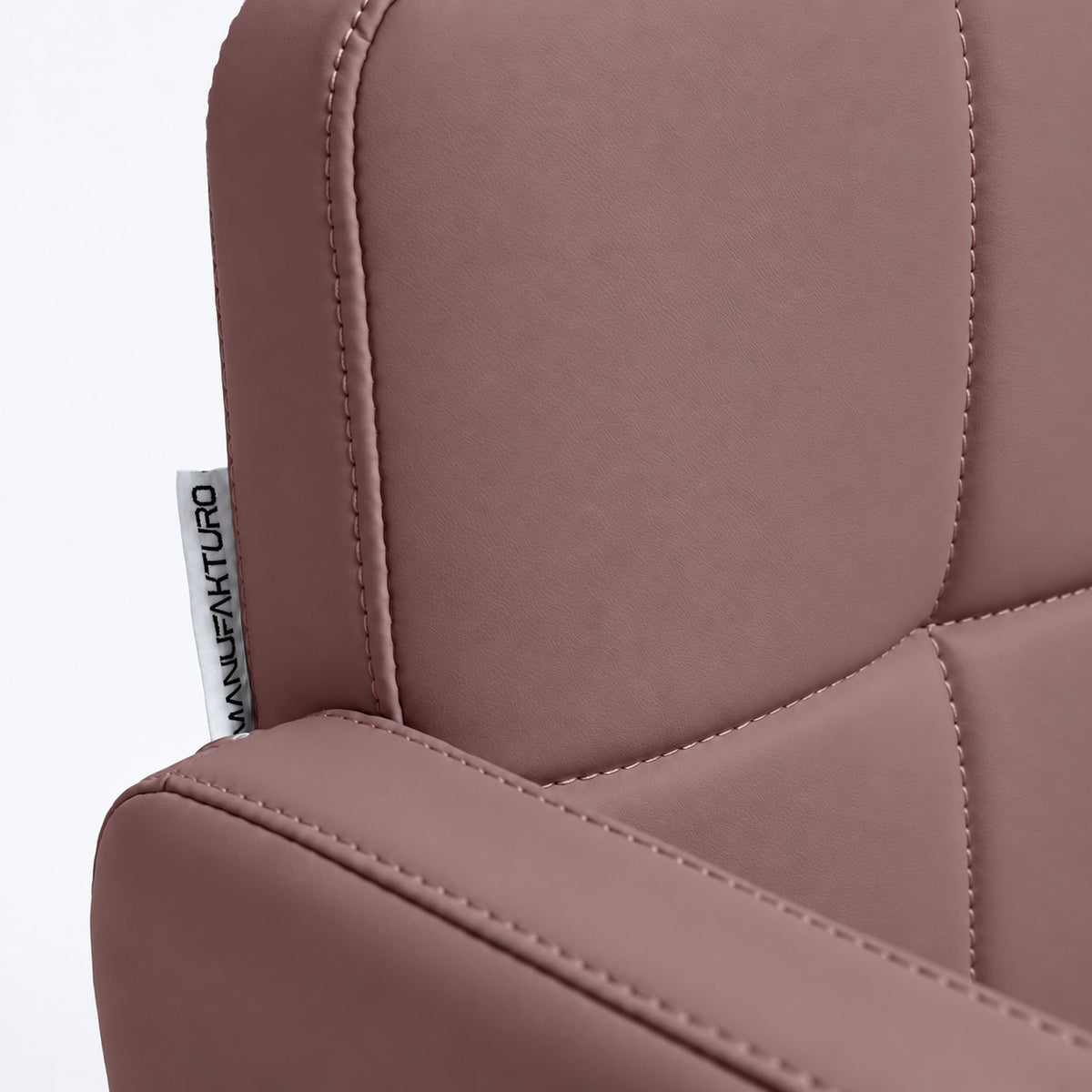 Manufakturo Serenity Dusty Rose – upholstery and stitching close-up