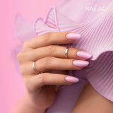 NaiLac EasyGel Nail Builder UV/LED Rose Blush Pink Nails