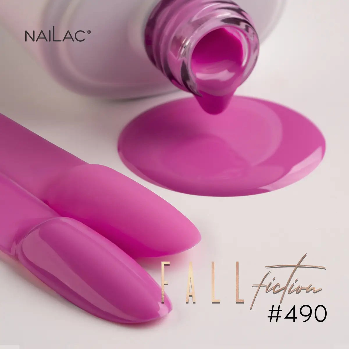 Nailac UV/LED Gel Polish FALLfiction Set 490 pink