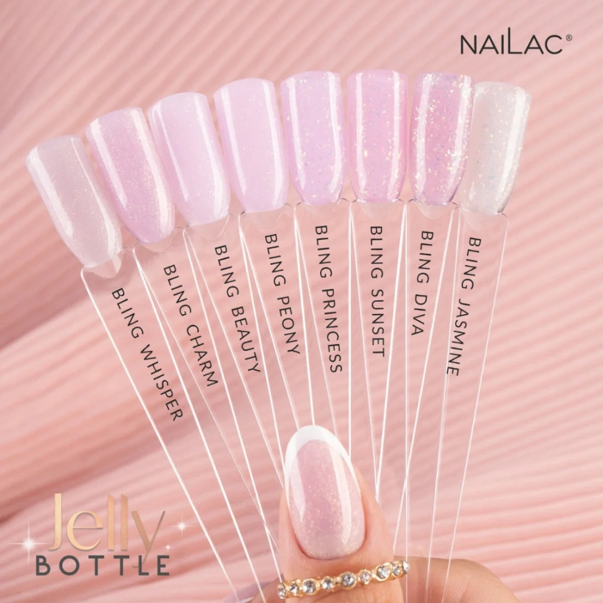 Nailac Jelly Bottle Gel Bling Charm Collection