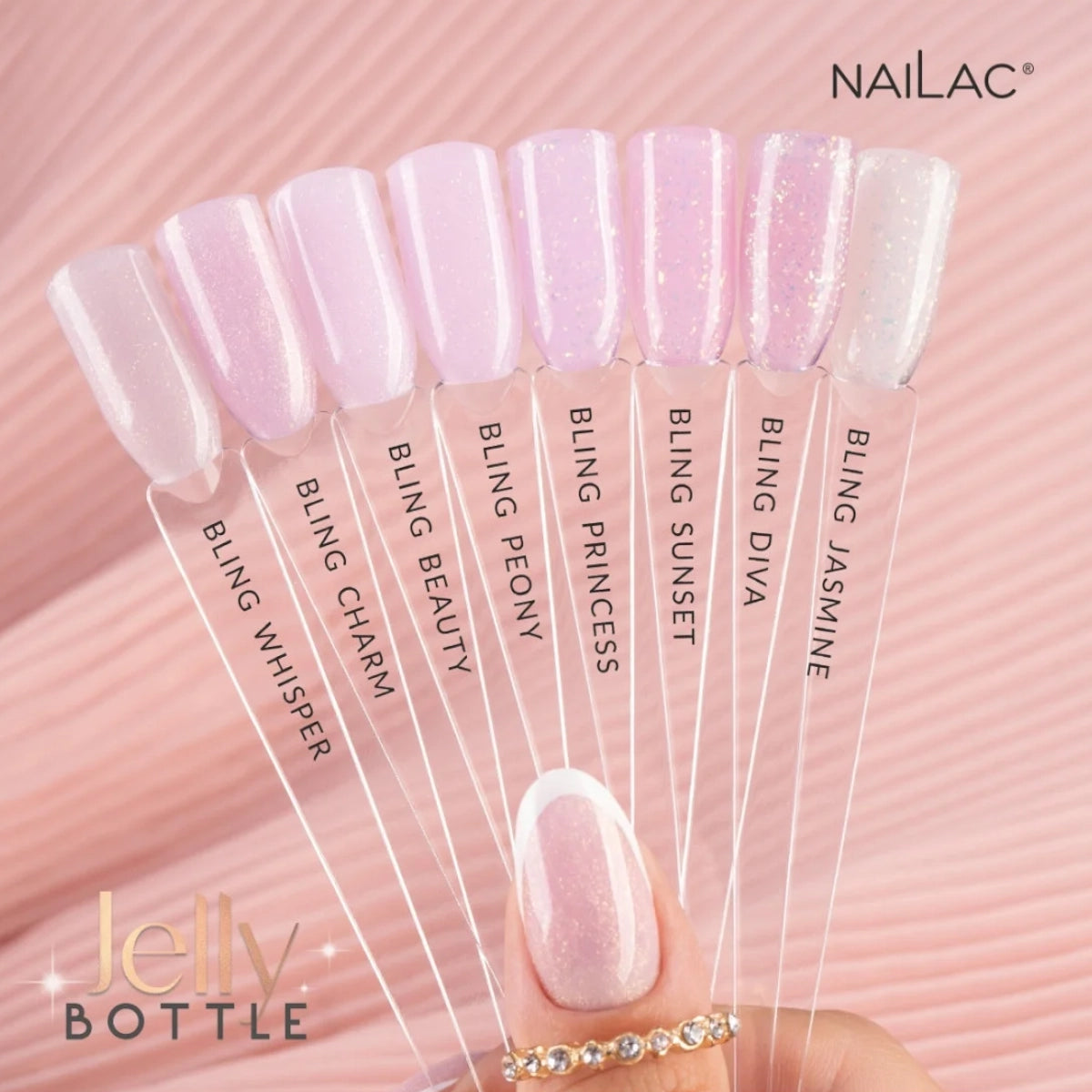 Nailac Jelly Bottle Gel Bling Diva Collection