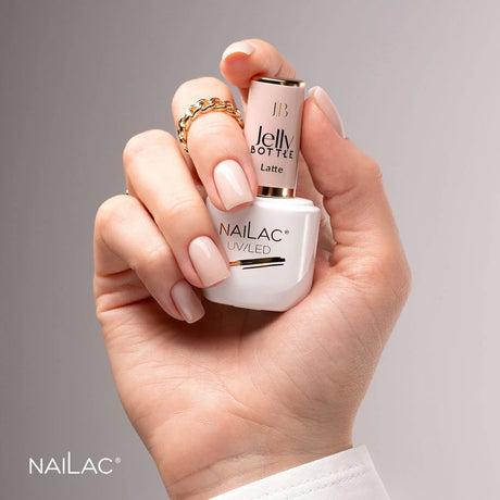 Nailac Jelly Bottle Gel Latte Nail style