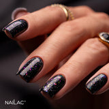 NaiLac Hybrid UV/LED Magic Top Nails Glitter