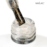 NaiLac Hybrid UV/LED Top OpalX Gold Colour