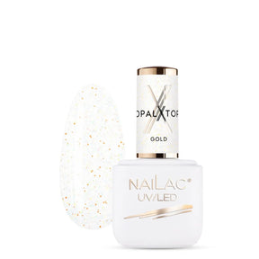 NaiLac Hybrid UV/LED Top OpalX Gold