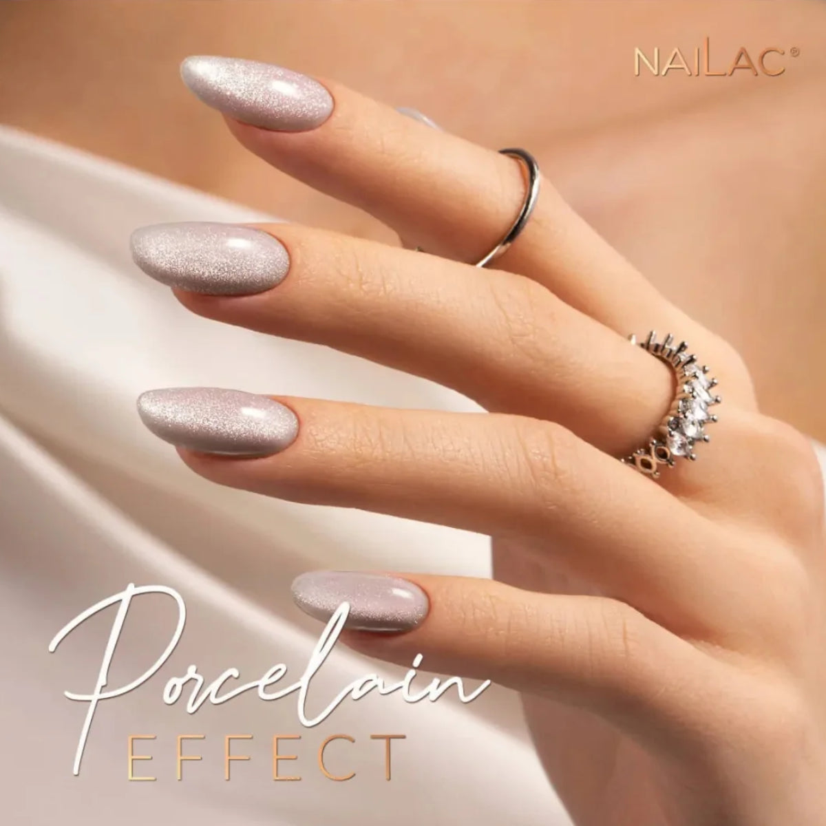 Nailac UV/LED Gel Nail Polish Porcelain Effect 01 Nail Styling