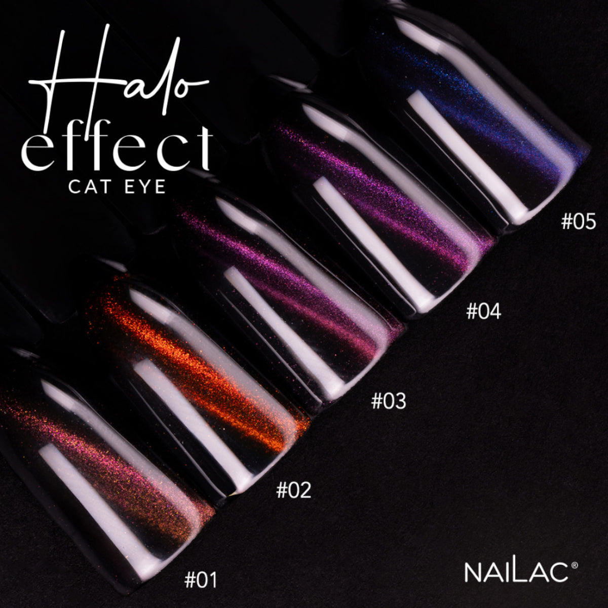 NaiLac UV/LED Gel Nail Polish Halo Effect Cat Eye 05