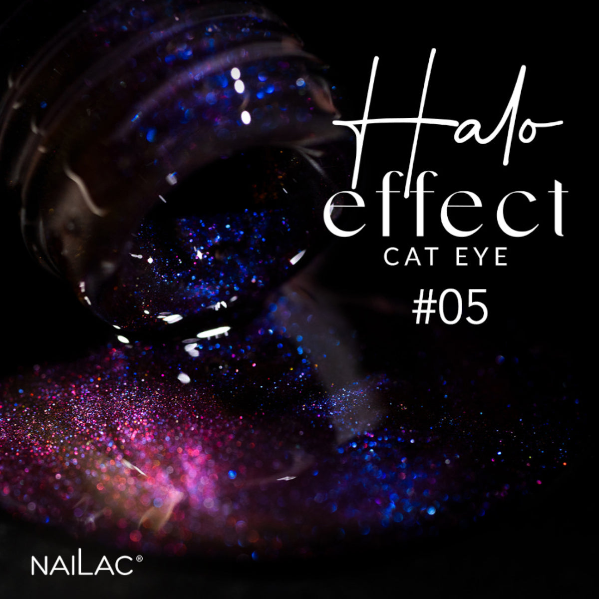 Lakier Żelowy do Paznokci UV/LED NaiLac Efekt Halo Cat Eye 05