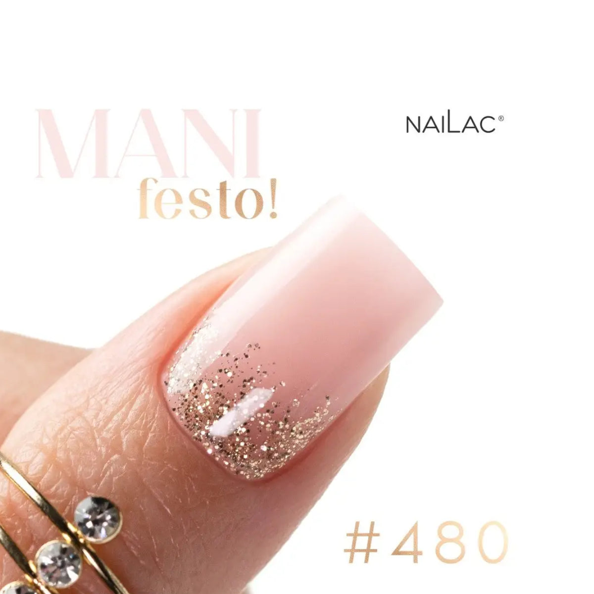 NaiLac UV/LED Gel Nail Polish 480 Mani Festo