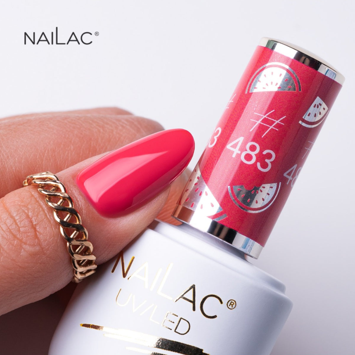 NaiLac UV/LED Gel Nail Polish 483 Swatch