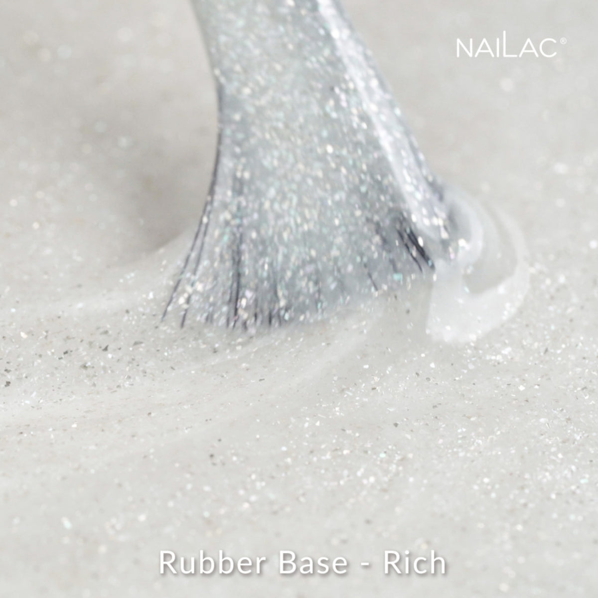 NaiLac Hybrid UV/LED Rubber Base Rich Swatch