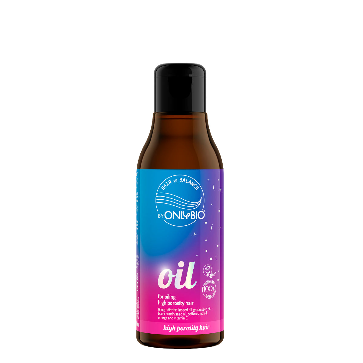 OnlyBio Hair Balance Olej do Olejowania Włosów Wysokoporowatych