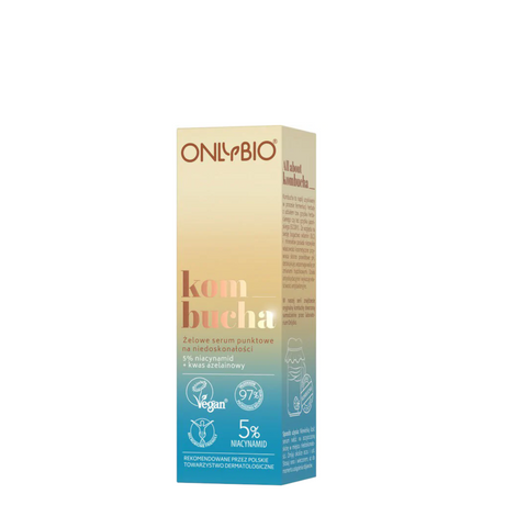 OnlyBio Kombucha Gel Spot Serum for Imperfections with Niacynamid